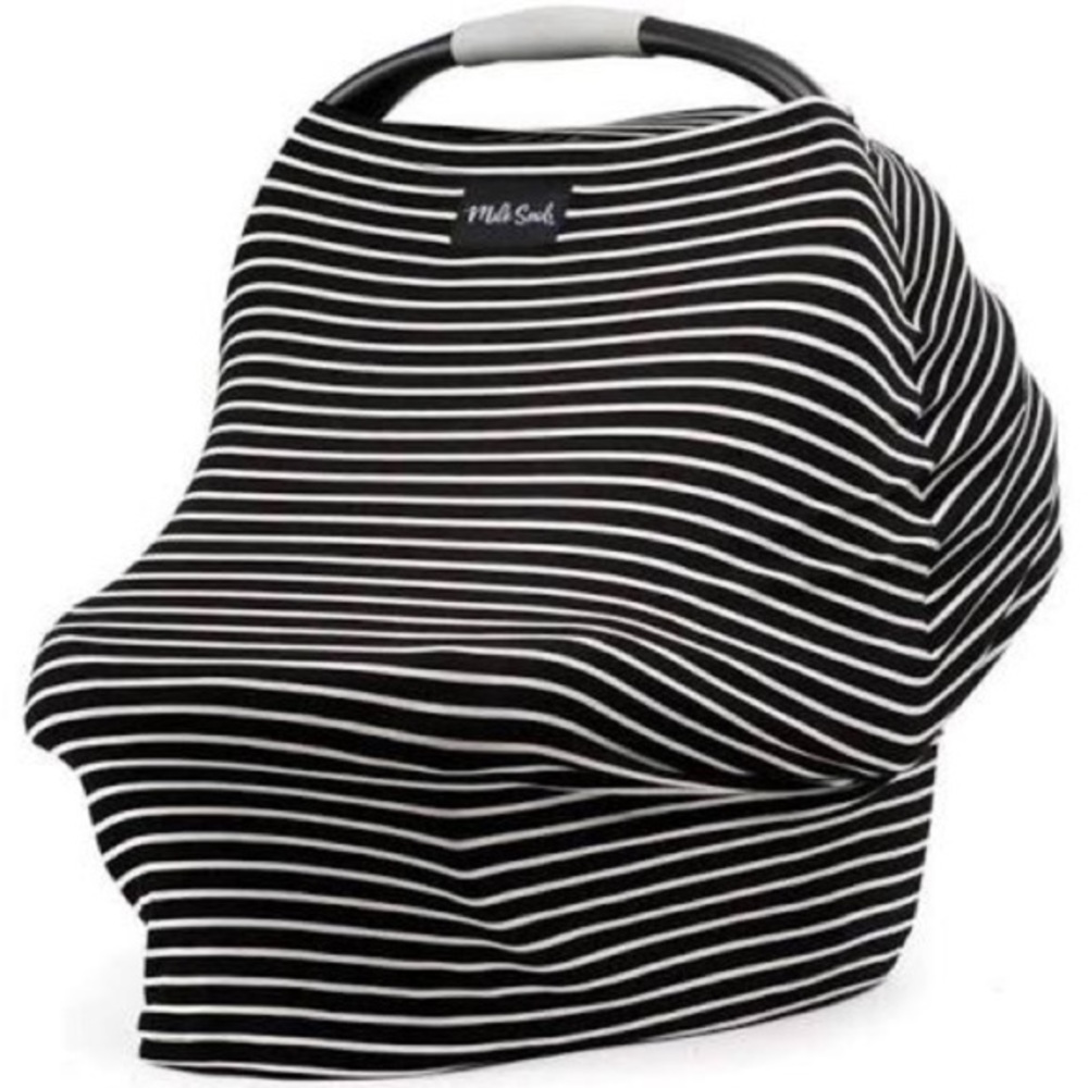 Milk snob striped car seat cover up